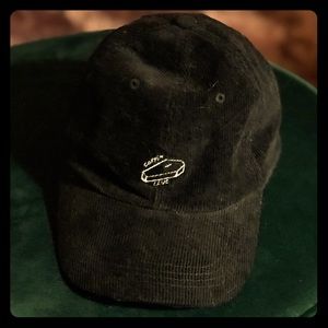 Black corduroy coffin ⚰️ hat.☠️